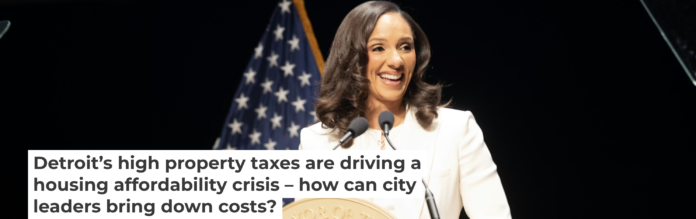 Mayor Mary Sheffield wants to cut property taxes in Detroit. Monica Morgan/Getty Images